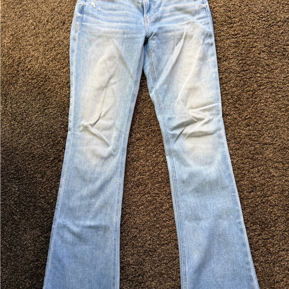PAIGE Light Blue Manhattan Flare Jeans size 28